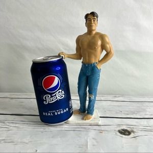 Bottoms Up R Demars Ganz Shirtless Male Soda Beer Can Holder